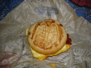 Bacon, Egg & Cheese McGriddle
